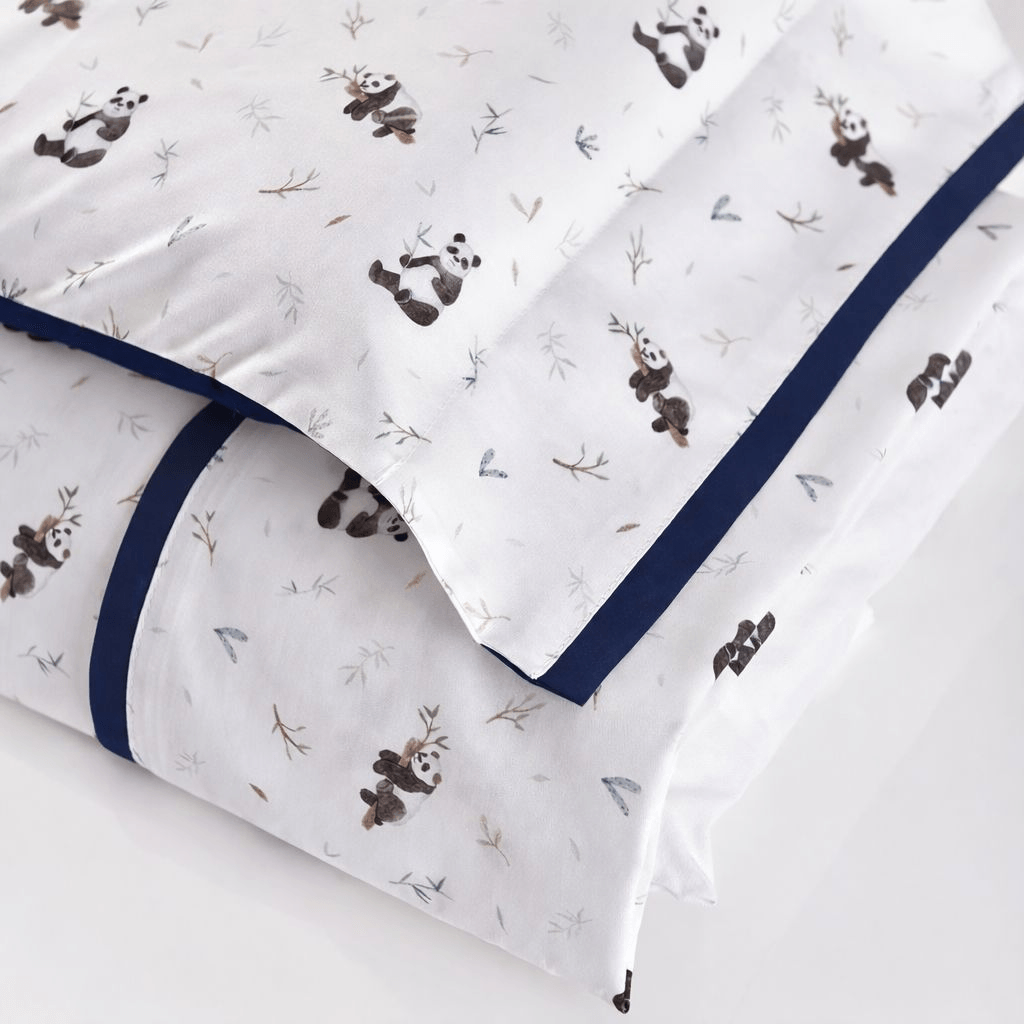 lencol panda marinho